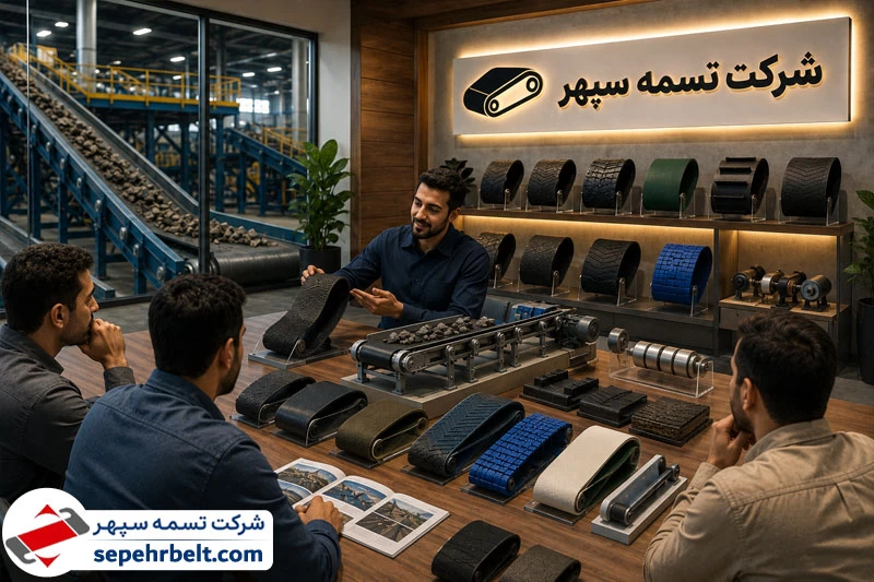 خرید تسمه نقاله صنعتی از شرکت تسمه سپهر